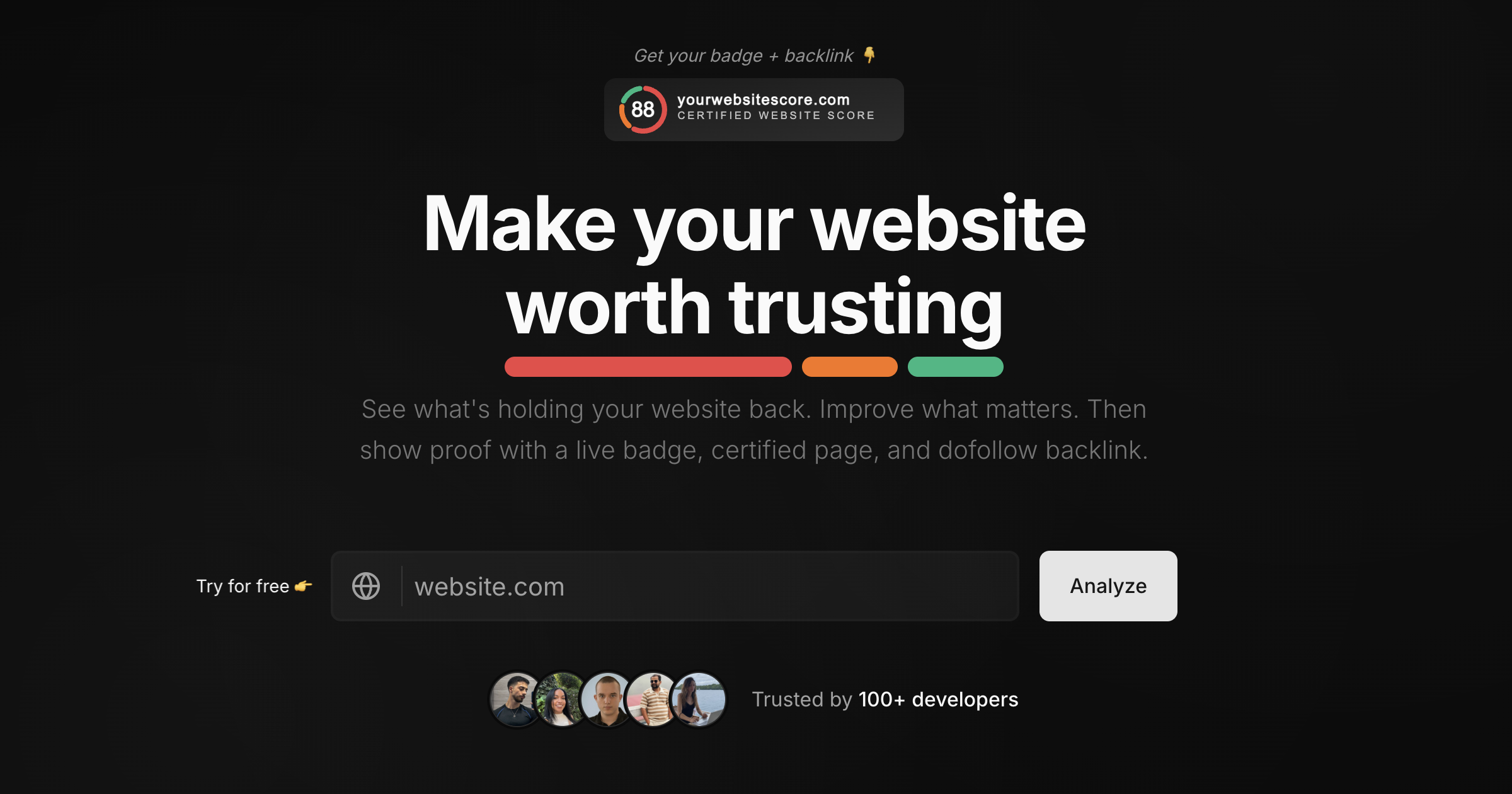 Yourwebsitescore logo
